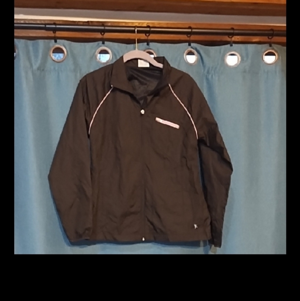 Danskin Brown Jacket with Pink Accents